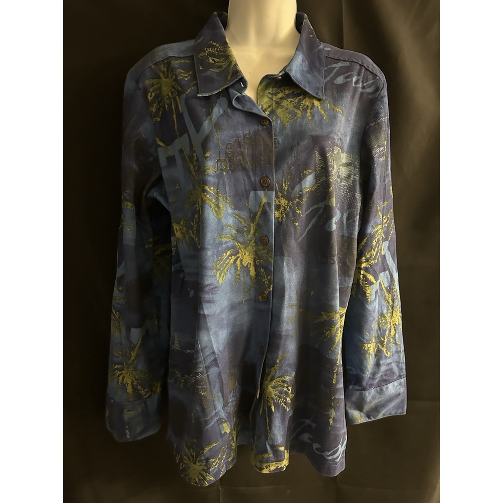 New Large Caribbean Joe Velvet Feel Top #1584*12